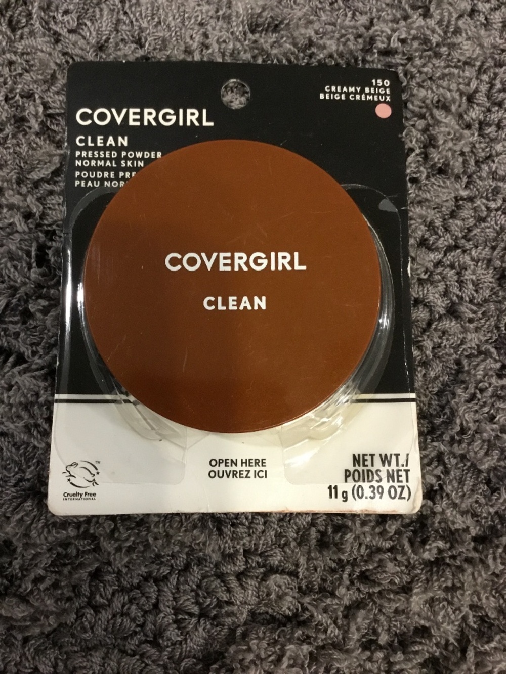 Covergirl Clean Pressed Powder-150 Creamy Beige